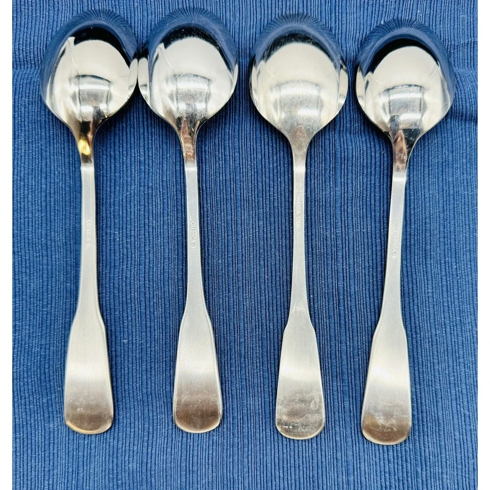 Oneida Colonial Boston Minute Man Stainless Soup Place Spoon‎ 6 3/4